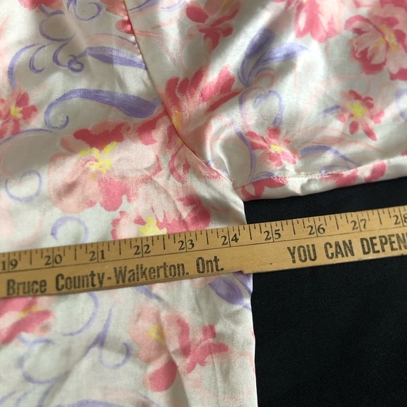 Vtg Floral Sleep Shirt - Picture 7 of 16